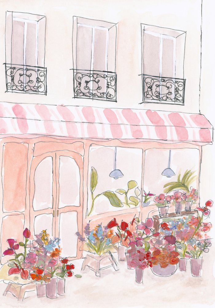 Blomsterbutikken Pink af Katharina Puritscher