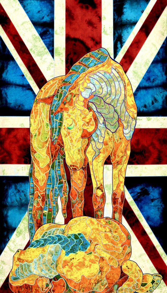 Livlig Union Jack-hest af Kostyantin Malginov