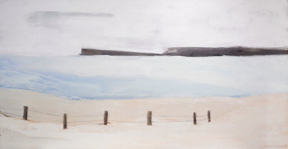 Strand med hegn af Kristin Brin