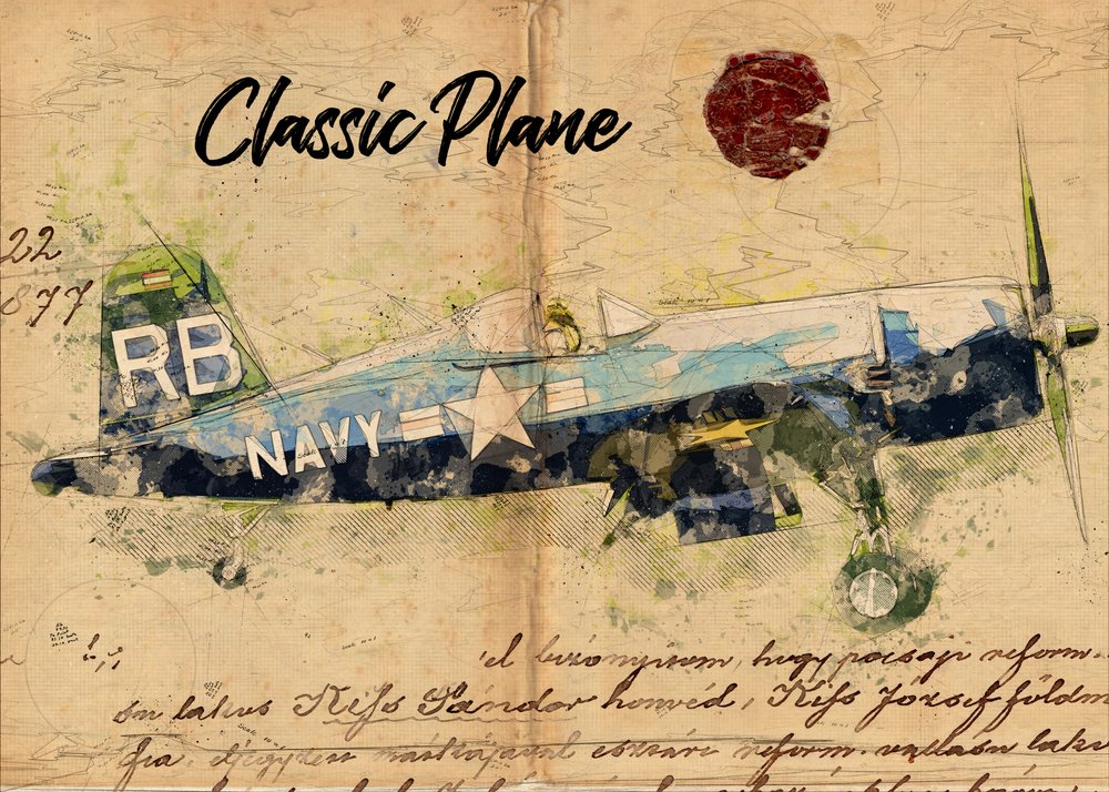 Vintage kampfly af Lembayung senja studio [Vintage Poster]