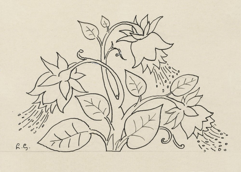 Blomsterbusk af Leo Gestel