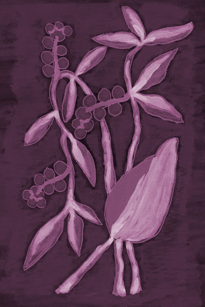Deep Purple Botanicals af Lori Ann Folz