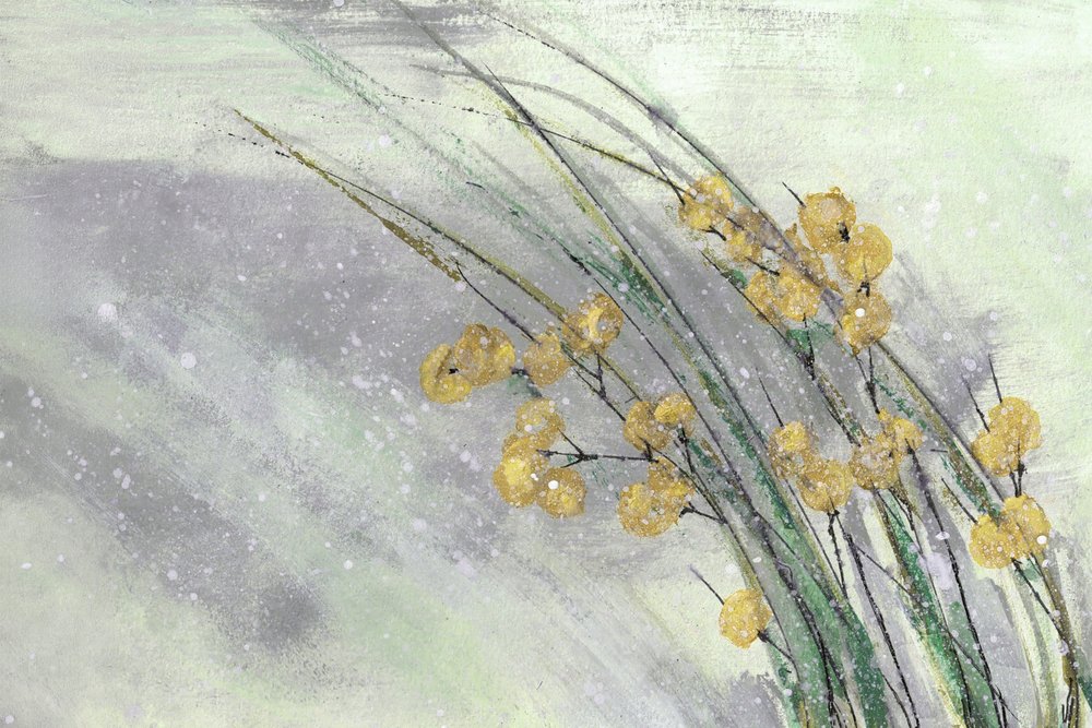 Bløde gule blomster af Lori Ann Folz