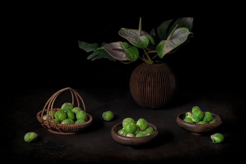 Moody Sprouts – Stilleben af Lydia Jacobs
