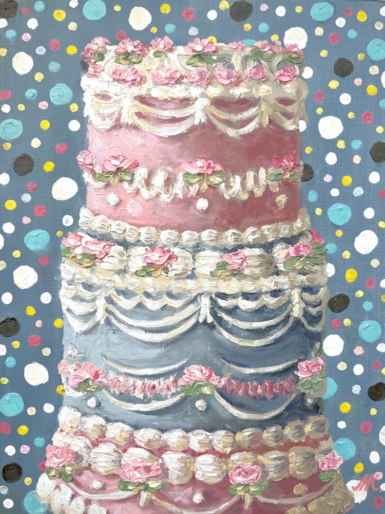 Pastelrosa kage af Marina Kozyr