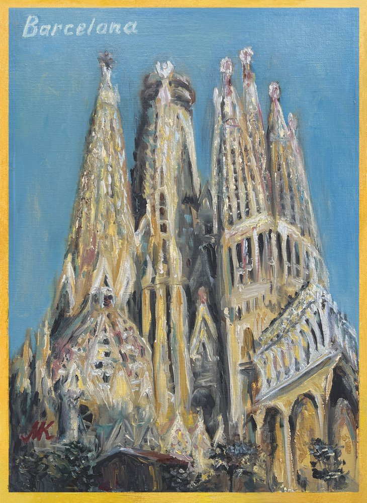 Sagrada Familia i Barcelona af Marina Kozyr
