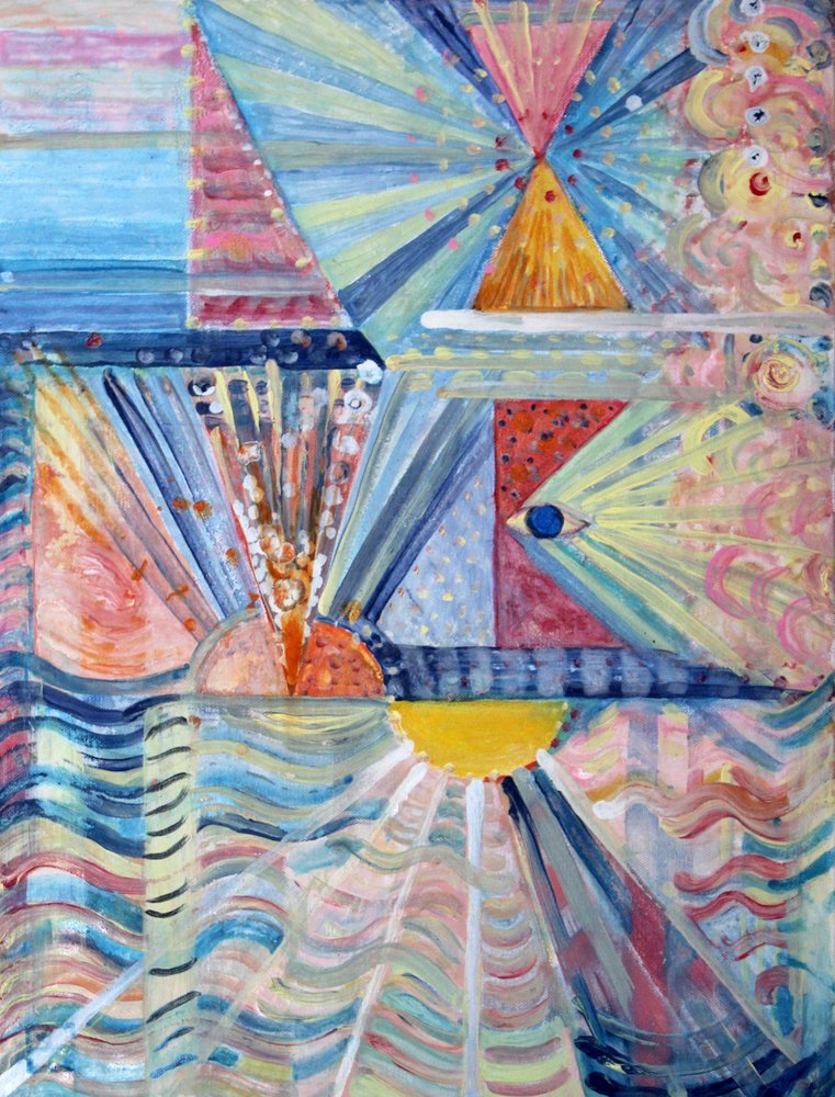 Levende solreflekser af Marina Nelson
