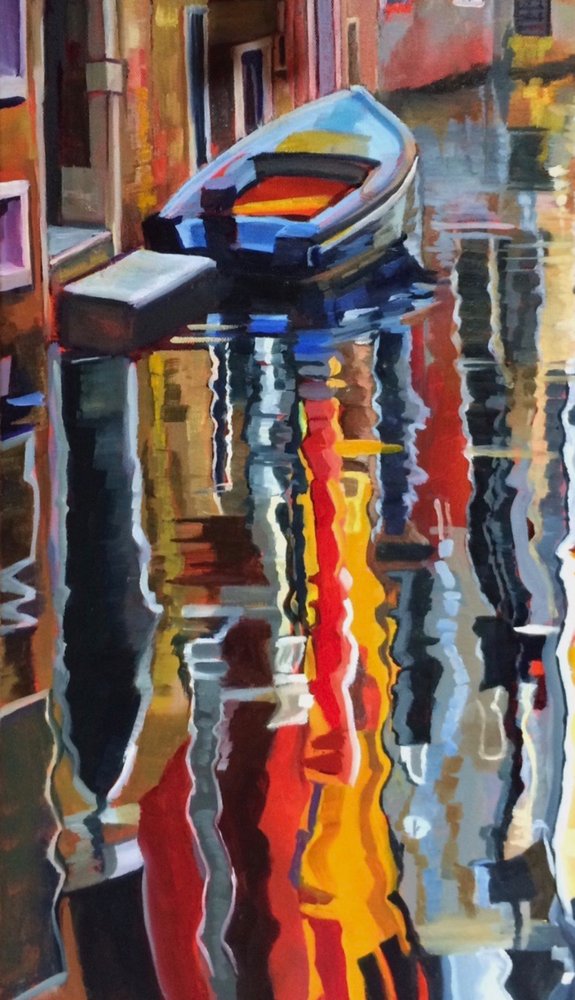 Refleksioner fra den blå båd af Maxine Shore