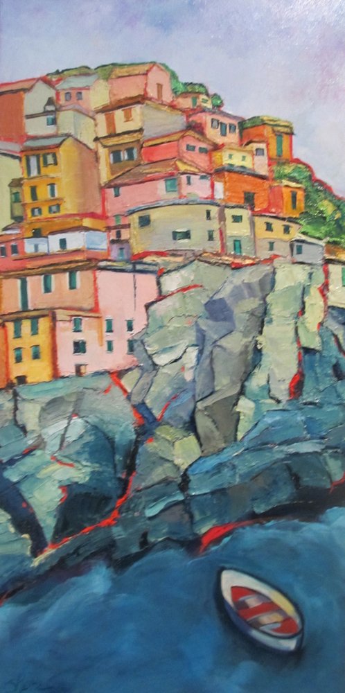 Den farverige Cinque Terre-kyst af Maxine Shore