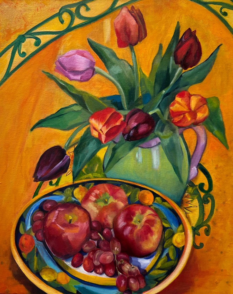 Maleriske frugter og blomster af Maxine Shore