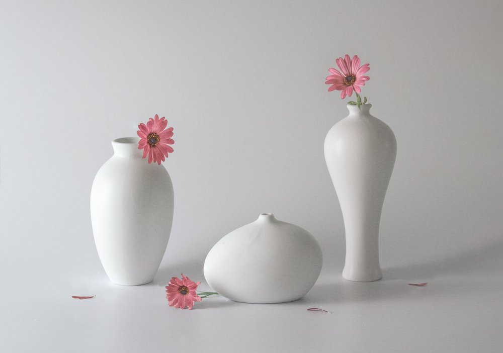 Rolige blomstervaser af May G