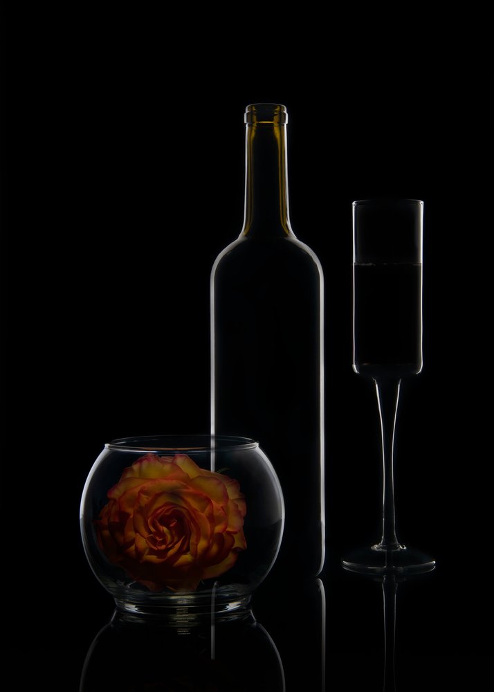 Elegant vin og rose af Ming Chen