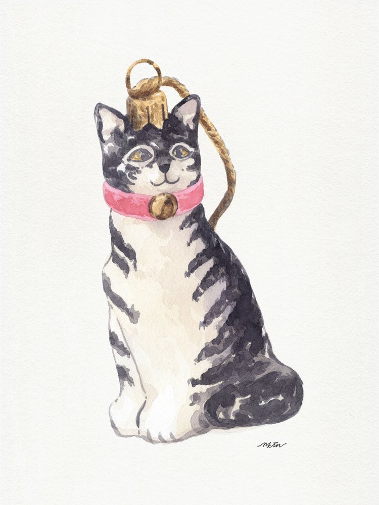 Sødt stribet ornament af NKTN