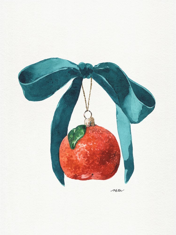 Festligt mandarinfavet ornament af NKTN