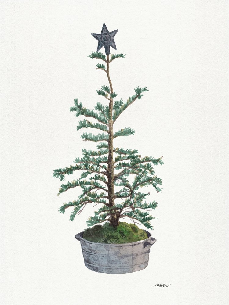 Rustikt juletræ af NKTN