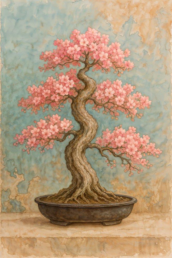 Kirsebærblomst-bonsai af Natalie Bruns