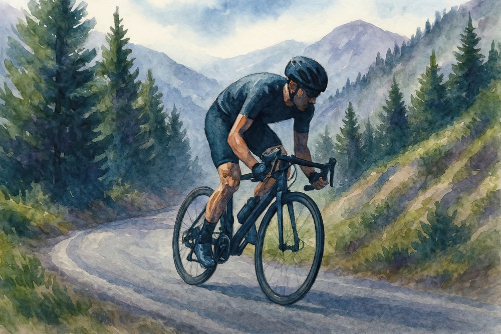 Cykling i bjergene af Natalie Bruns