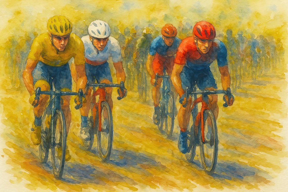 Spændende cykelløb af Natalie Bruns