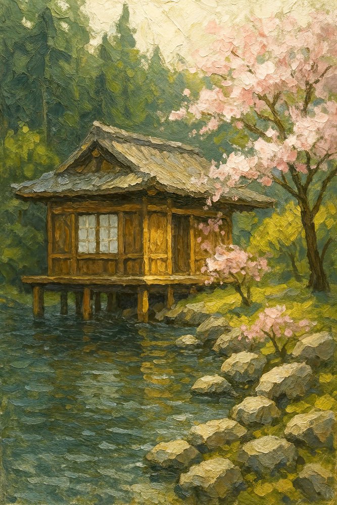 Fredfyldt japansk have af Natalie Bruns