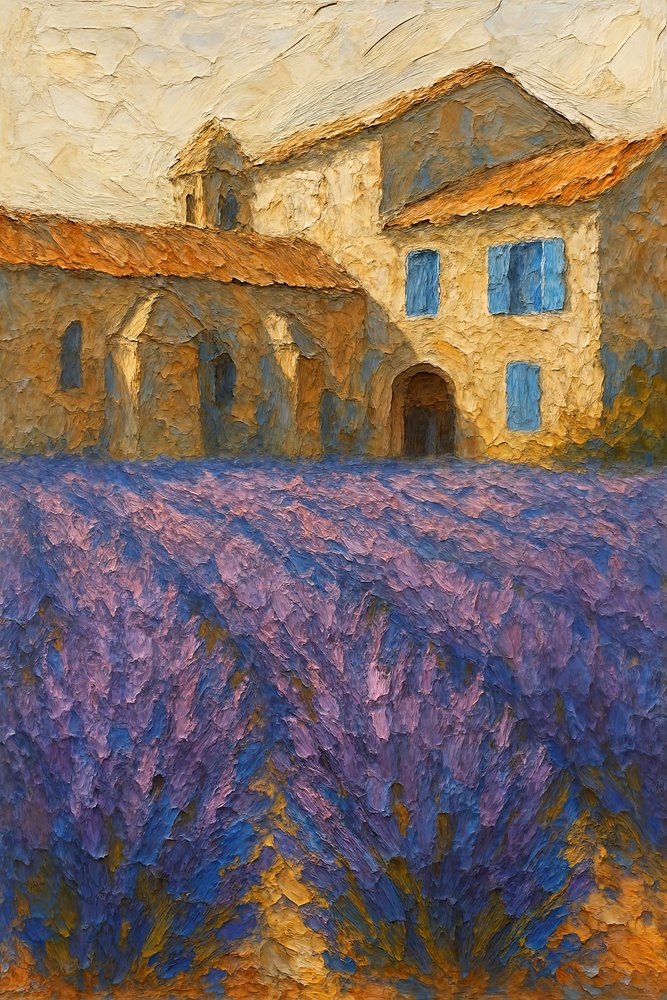 Lavendelfarm i Provence af Natalie Bruns