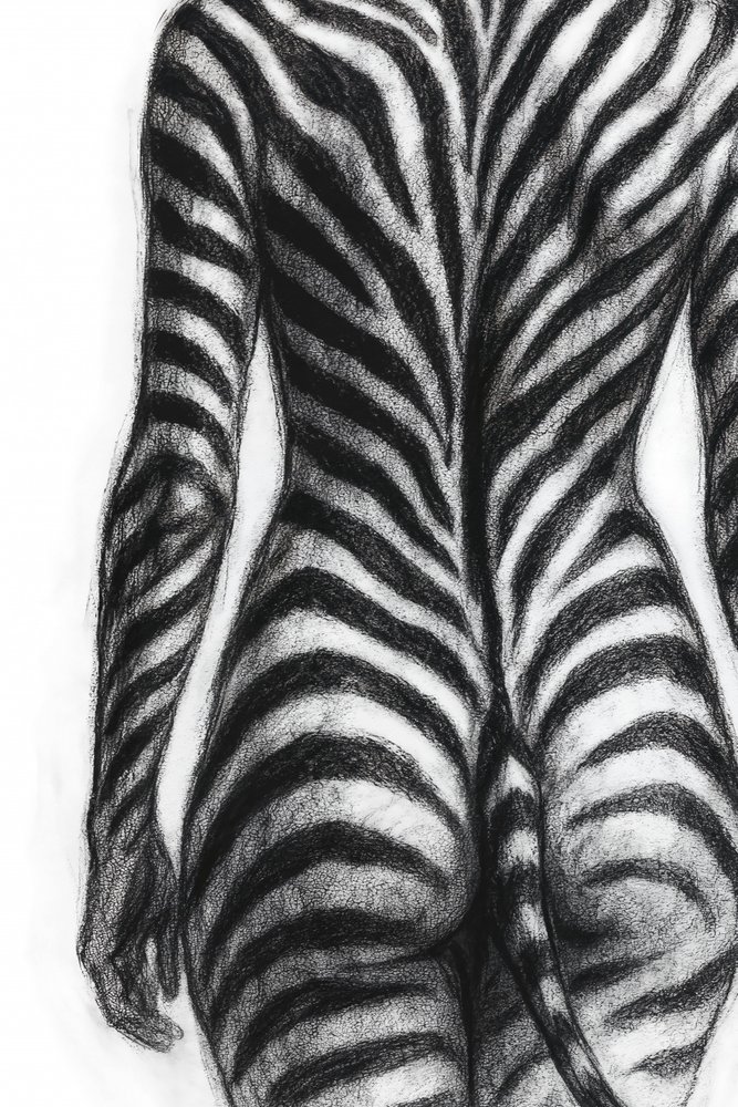 Form med zebrastriber af Natalie Bruns