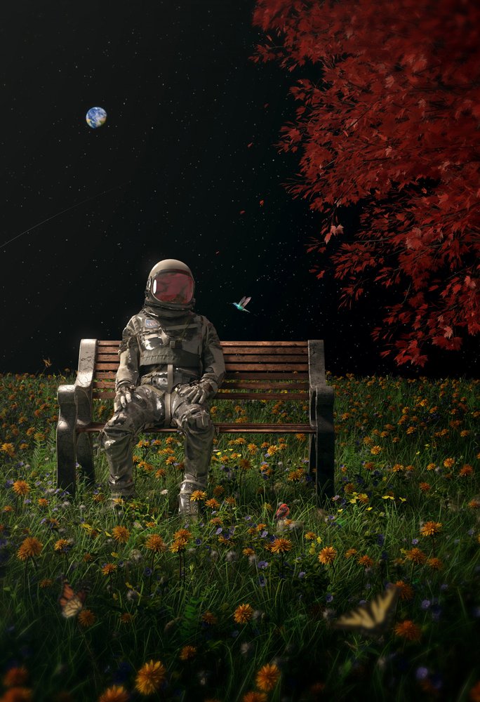 Astronautens rumhave af Nicebleed