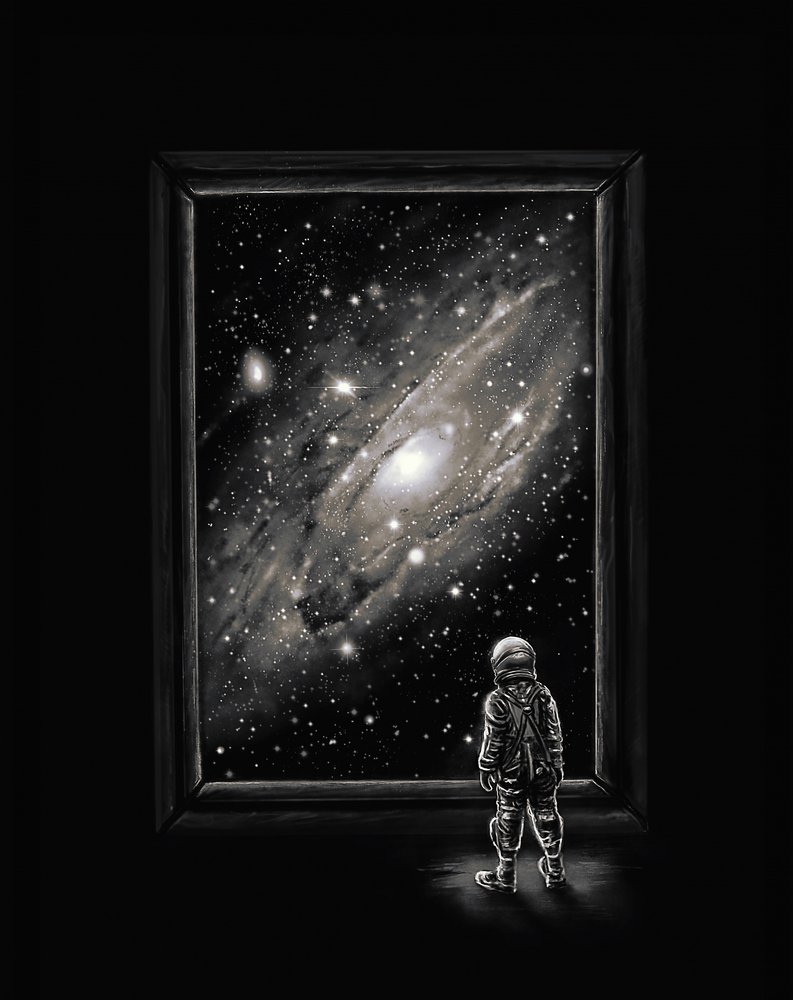 Astronautens kosmiske blik af Nicebleed