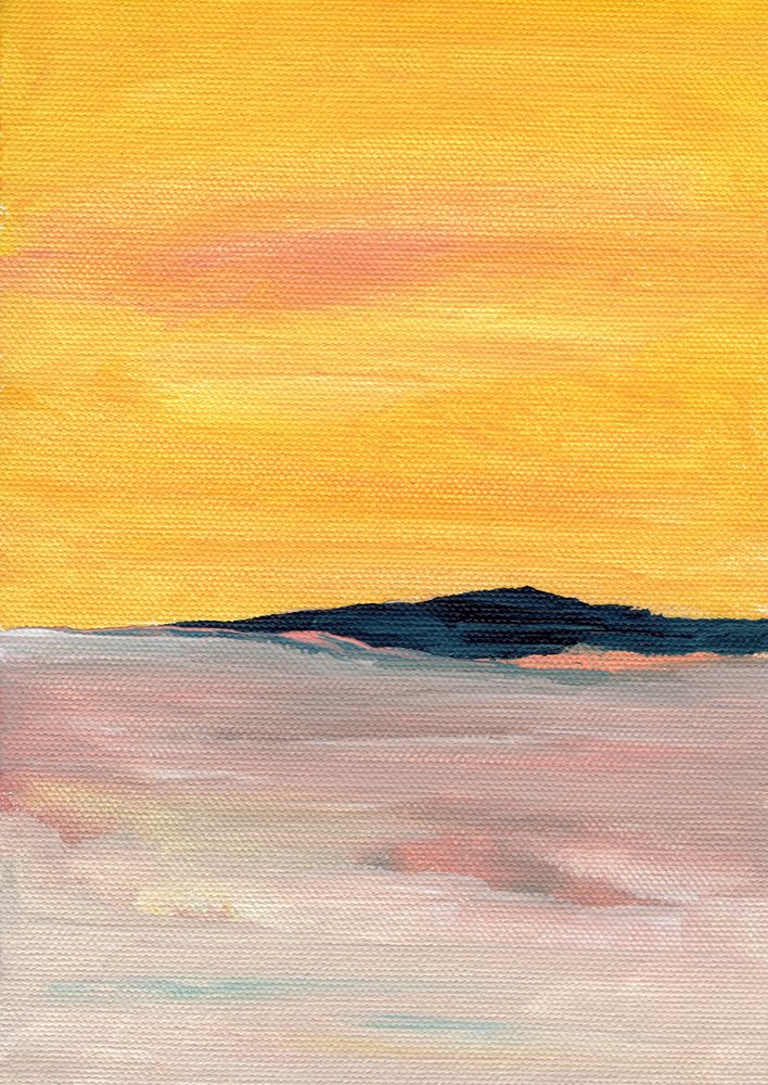 Abstrakt: Golden Horizon af Nikita Jariwala