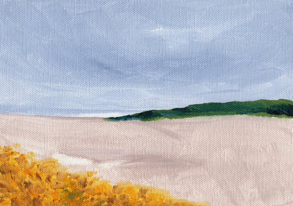 Golden Dunes-kysten af Nikita Jariwala