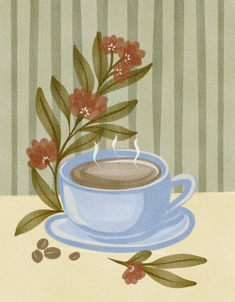 Dampende kaffeblomst af Nikita Jariwala