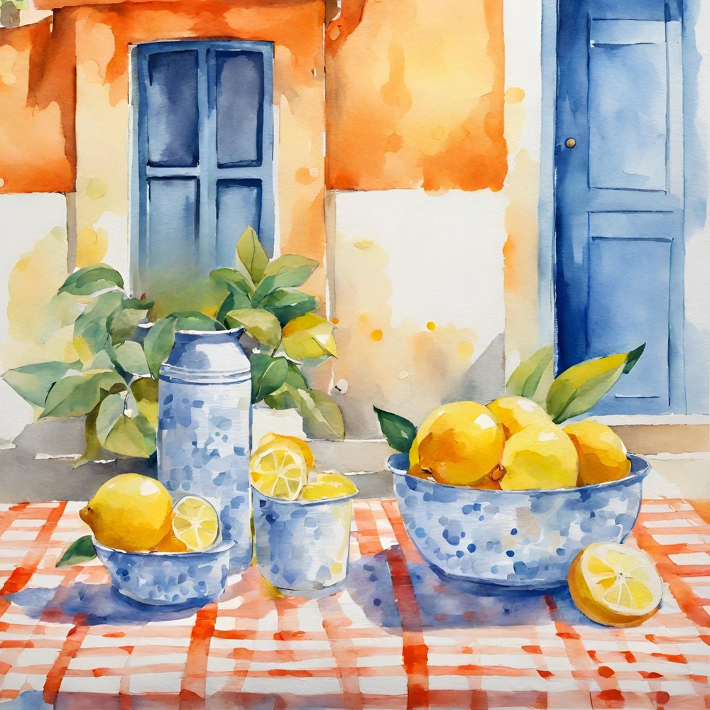 Middelhavs-citronbord af Ohkimiko