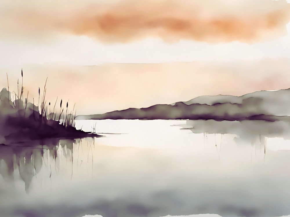Fred og ro ved Misty Lake af Ohkimiko