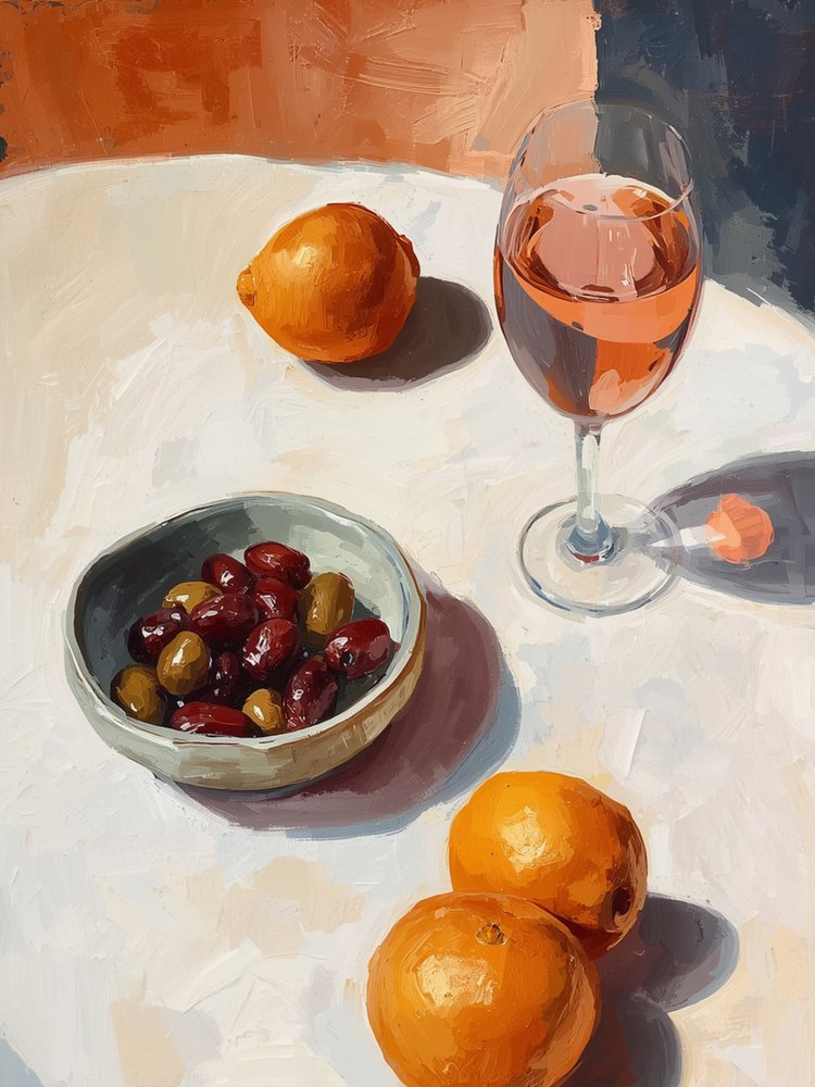 Solrigt rosébord af Ohkimiko