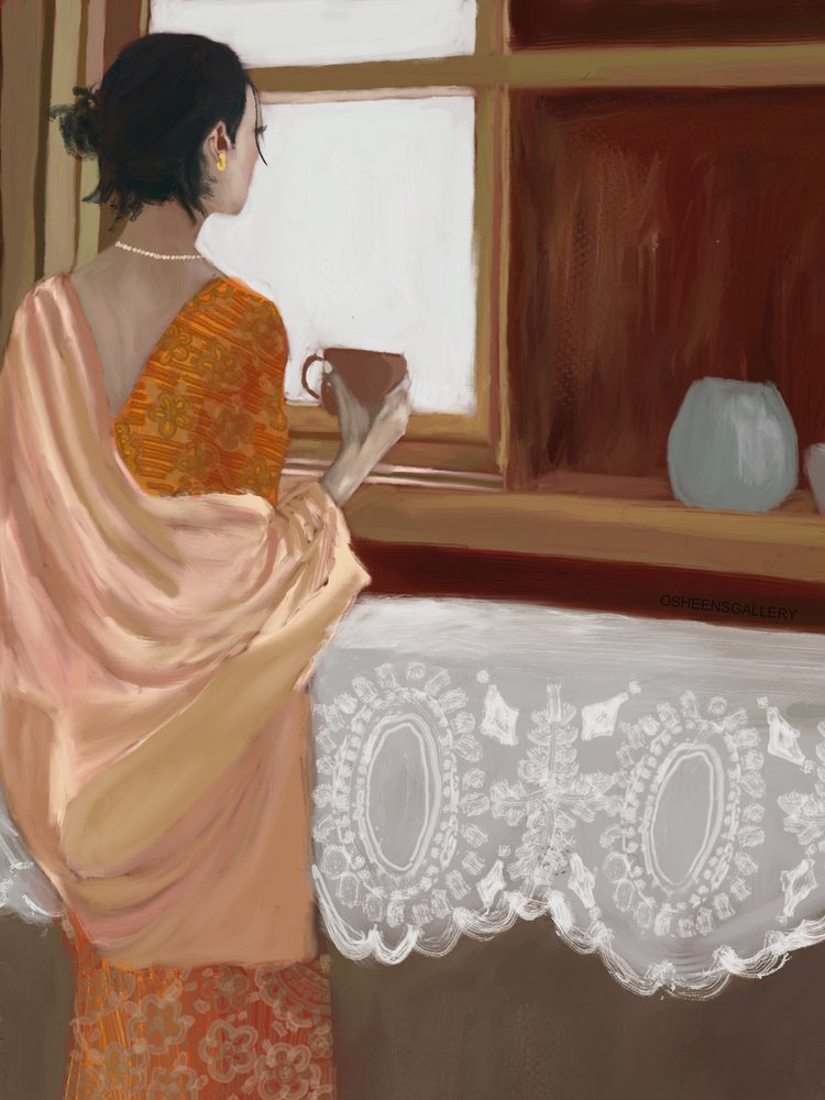 Stille morgenvindue af Osheensgallery