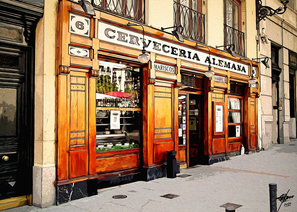 Tysk Bryggeri Madrid af Osvaldo Russo