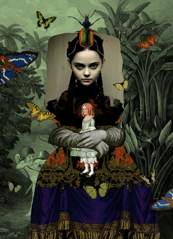 Den surrealistiske jungle-kvinde af Pascal Bouchet-Spiegel