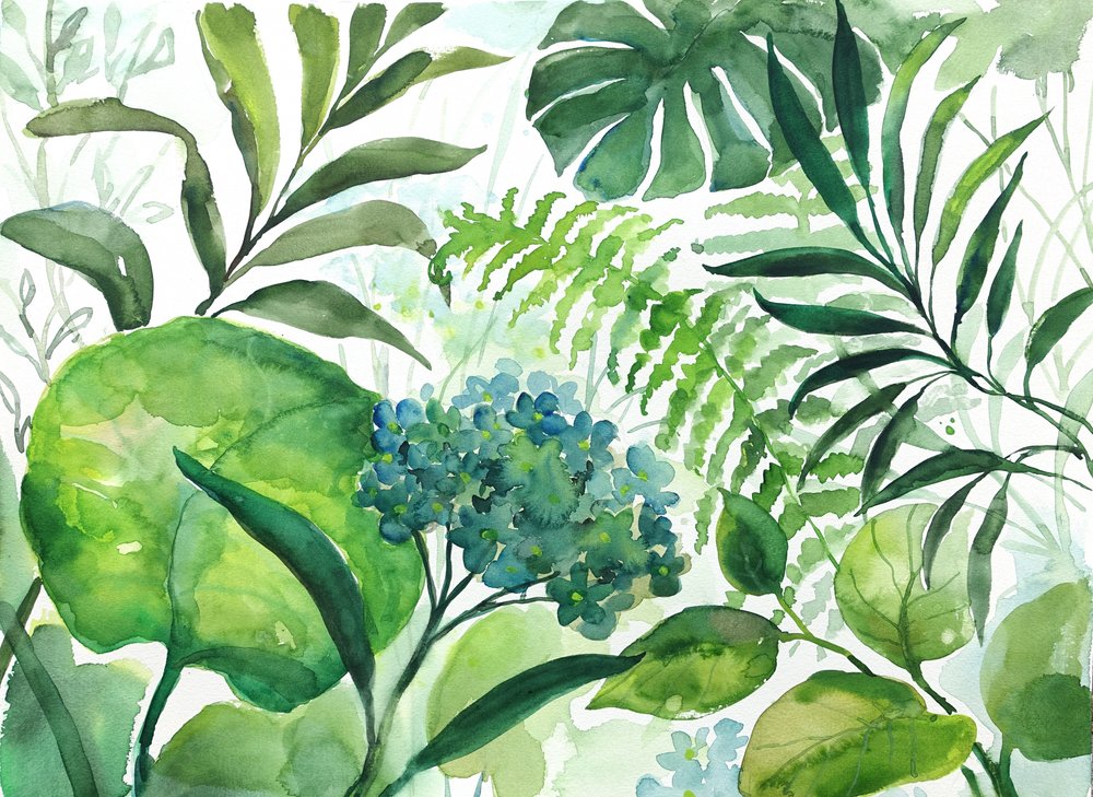 Lush Botaniske Grønne af Renate Holzner