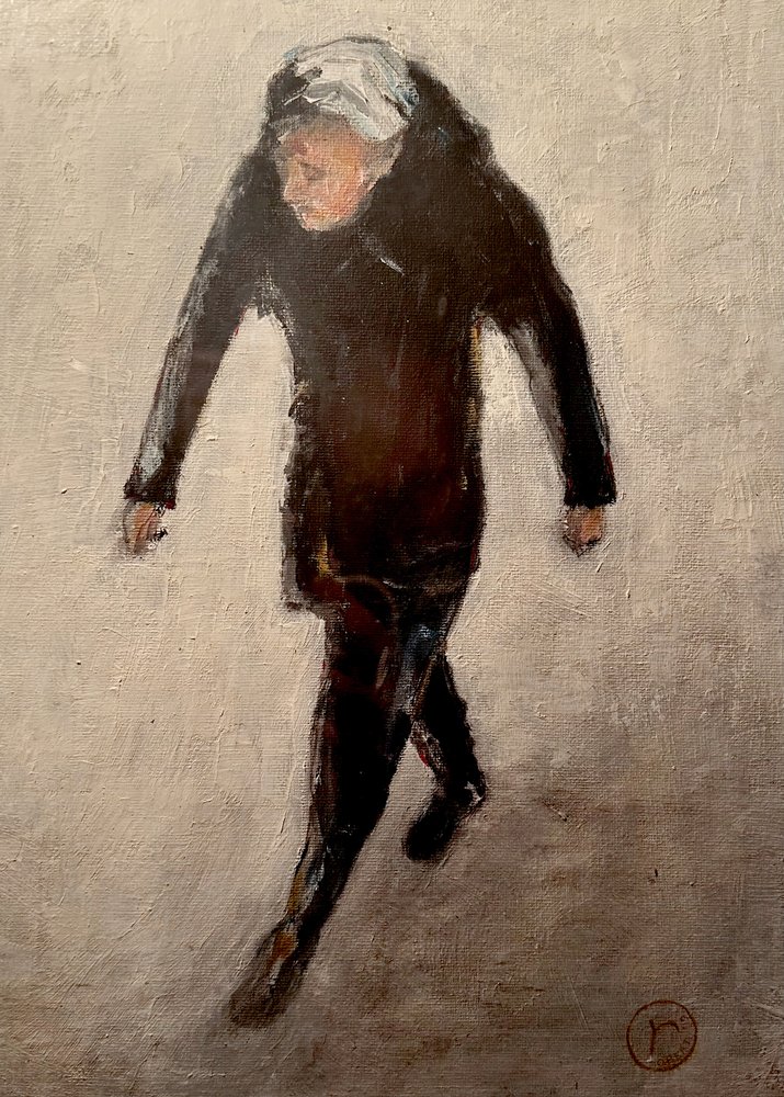 En ensom skikkelse, der går af Robert Thirtle