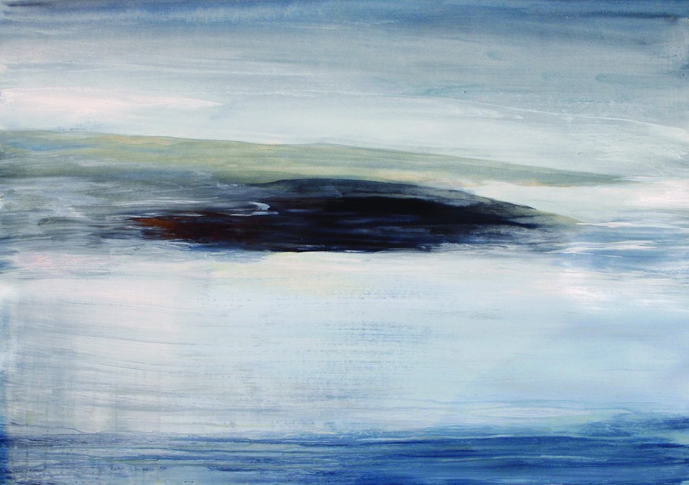 Abstrakt: Blue Horizon af RodMacIver