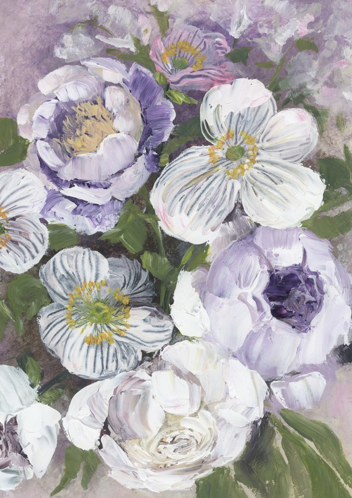 Lavendel med hvide blomster af Rosana Laiz Blursbyai