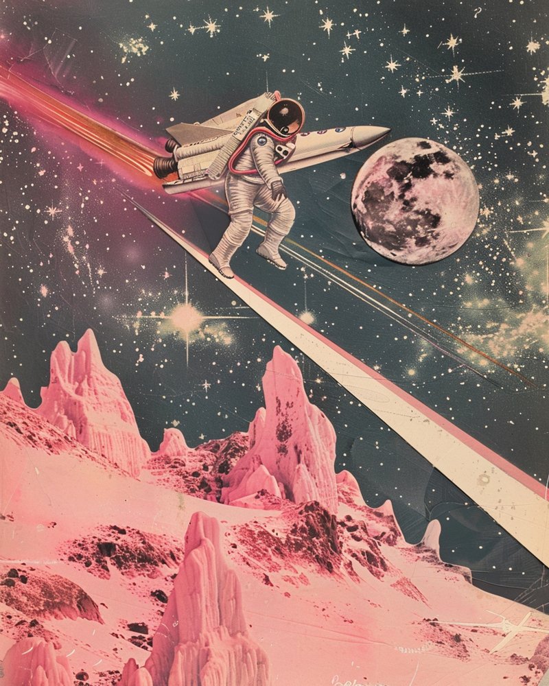 Cosmic Pink Planet-forlystelsen af Samantha Hearn