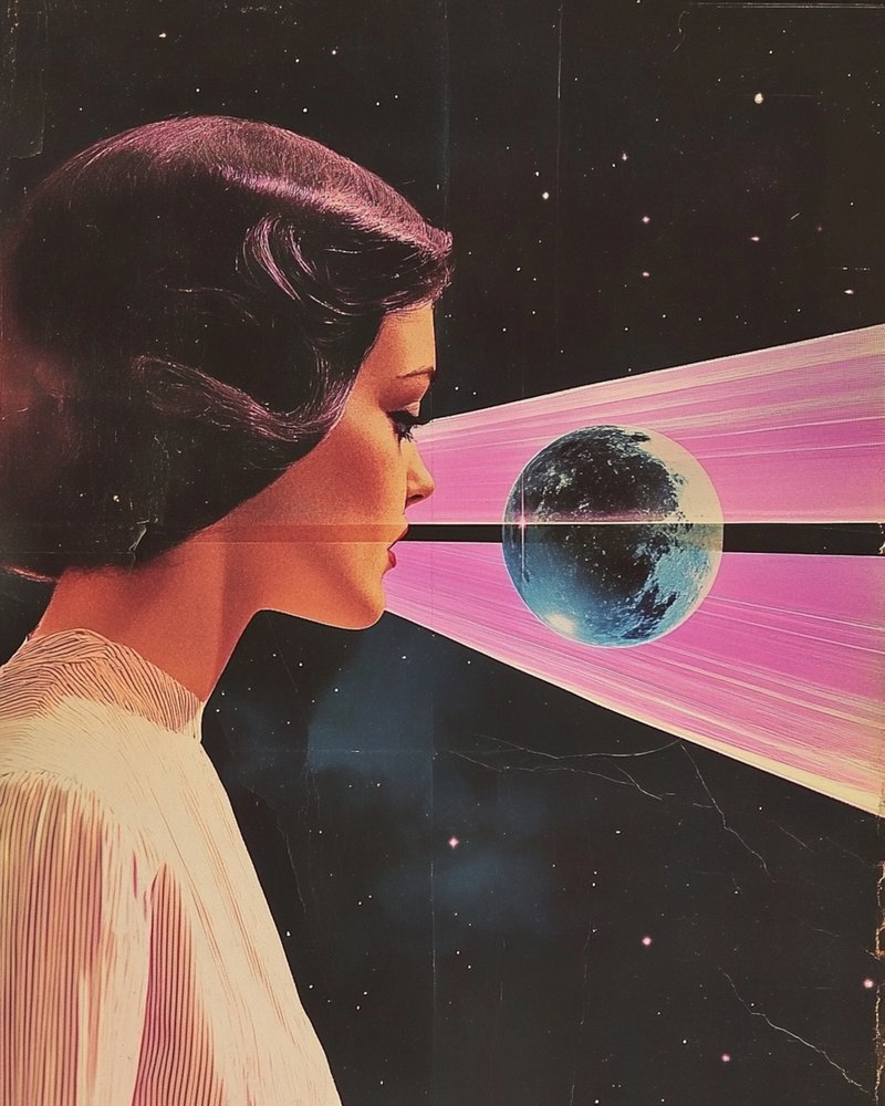 Cosmic Woman Pink Vision af Samantha Hearn