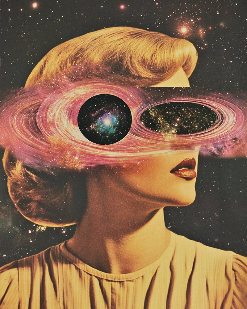 Kosmisk kvindevision af Samantha Hearn