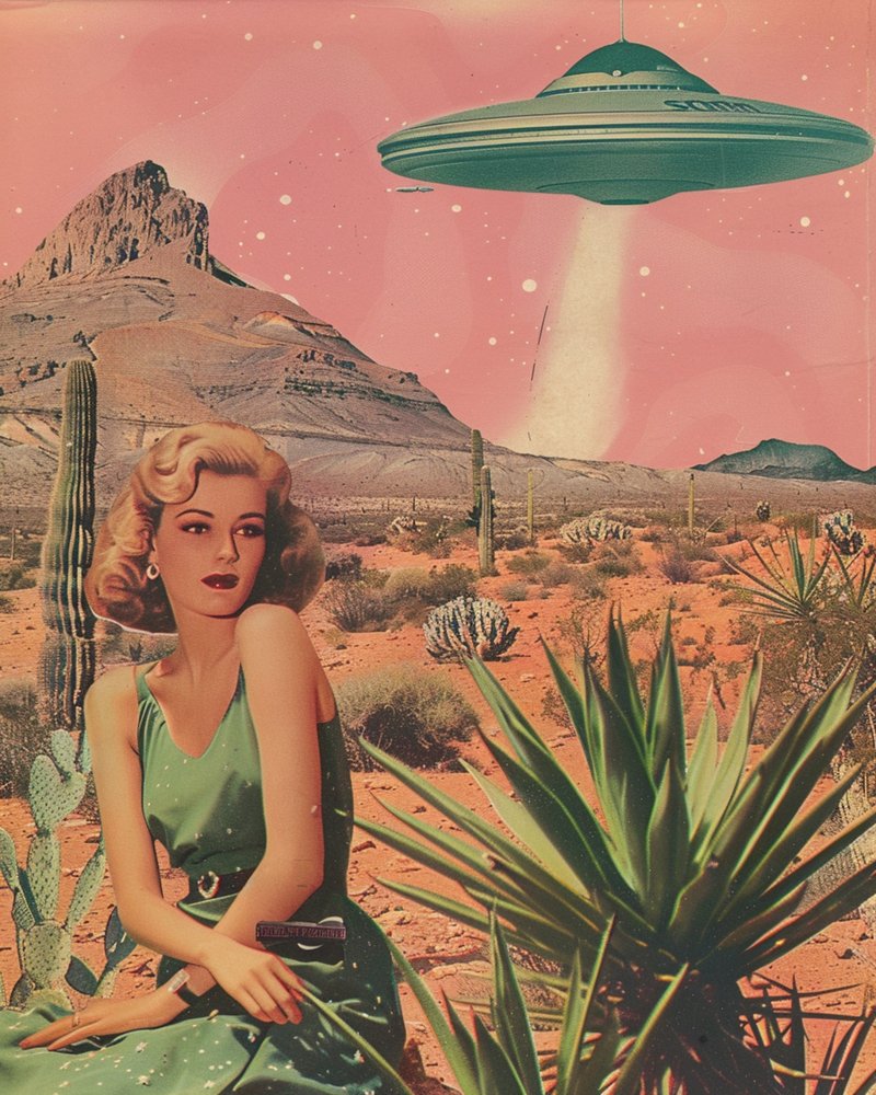 Møde med et UFO i ørkenen af Samantha Hearn