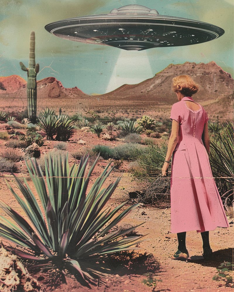 Møde med et UFO i ørkenen af Samantha Hearn