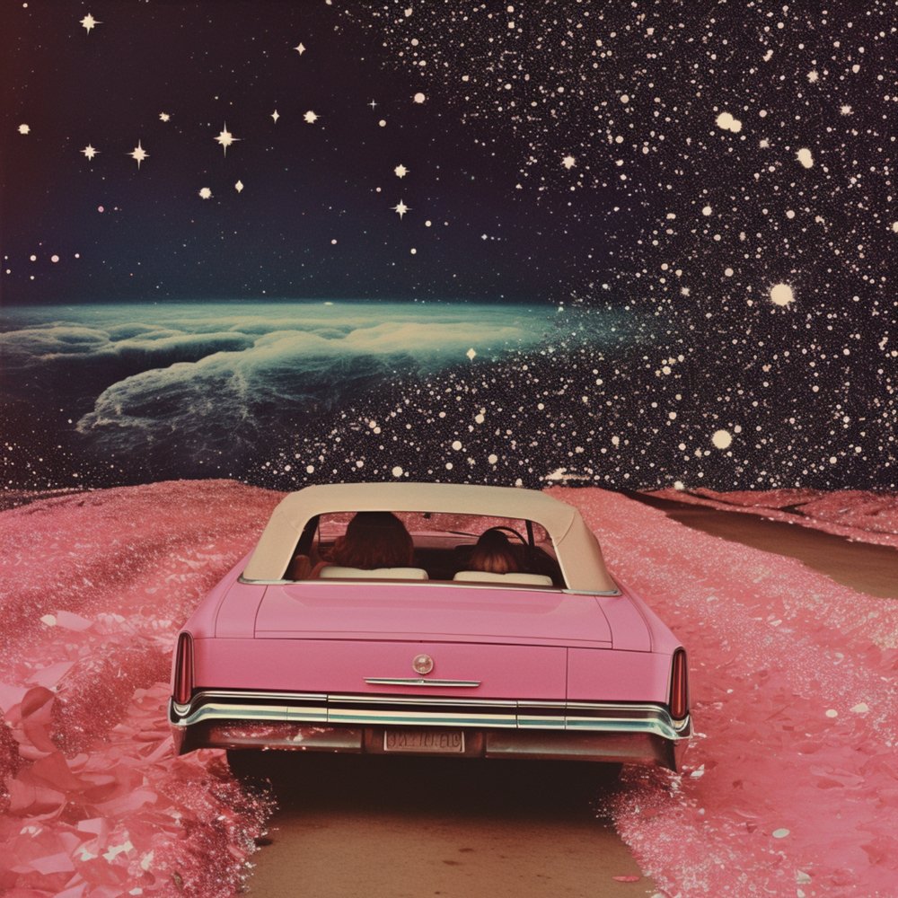 Pink Convertible Space Drive af Samantha Hearn