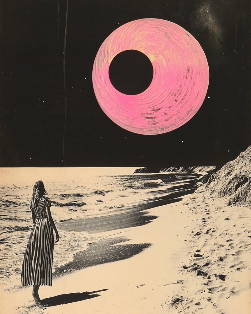 Pink Planet Stranddrøm af Samantha Hearn