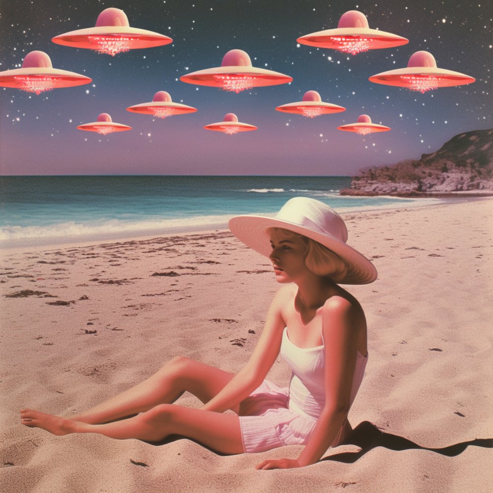 Retro Beach-UFO