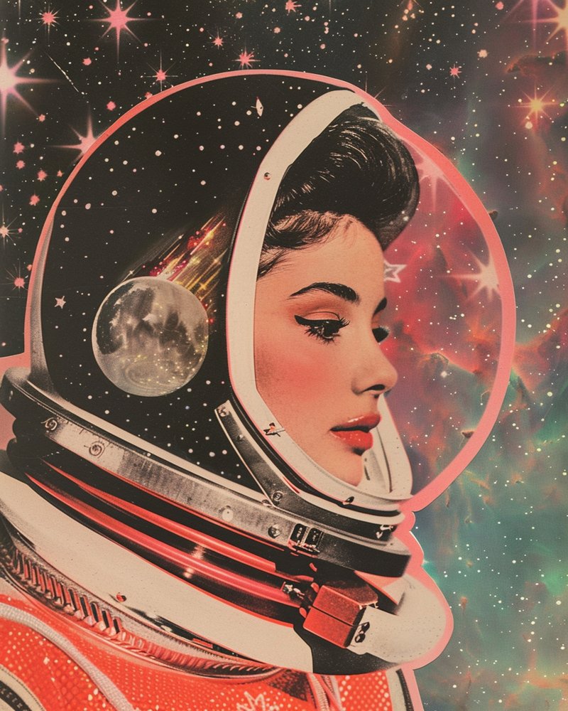 Retro-rumkvinde af Samantha Hearn
