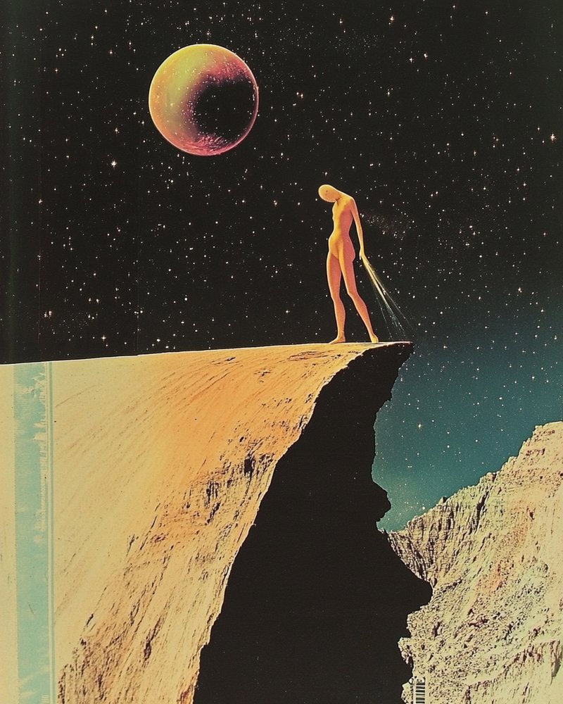 En ensom skikkelse under planeten af Samantha Hearn
